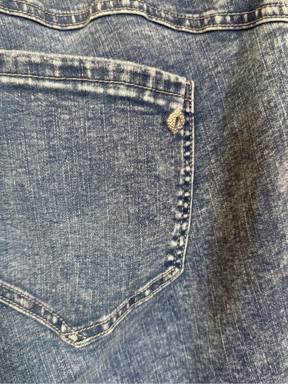 Democracy Ab”solution” Cropped Raw Hem Stretch Jeans Women’s Size 18W - Picture 6 of 13